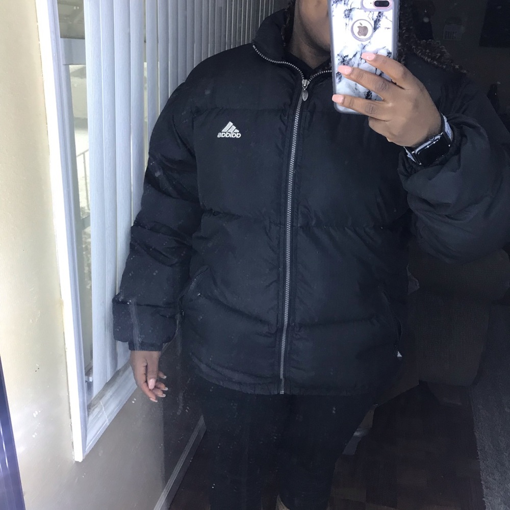 Adidas Women’s Black Puffer Coat
